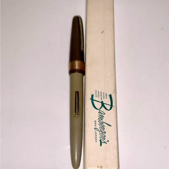 Stratford Regency Green Fountain Pen 1950's Ridium Nib Works - Picture 4 of 9
